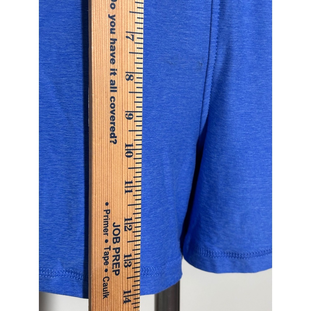 Athletic Works 2-Piece Set Women XL Blue Heather Tee Shorts Moisture Wicking NEW - Picture 9 of 14